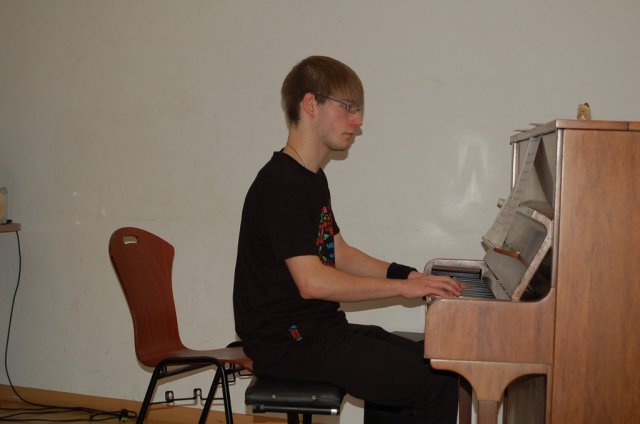 Vorführung der Musikschüler im Pi-Haus Freiberg am 11.12.2011